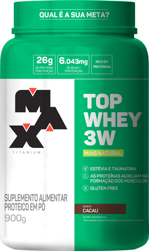 Top Whey 3W + Natural 900G