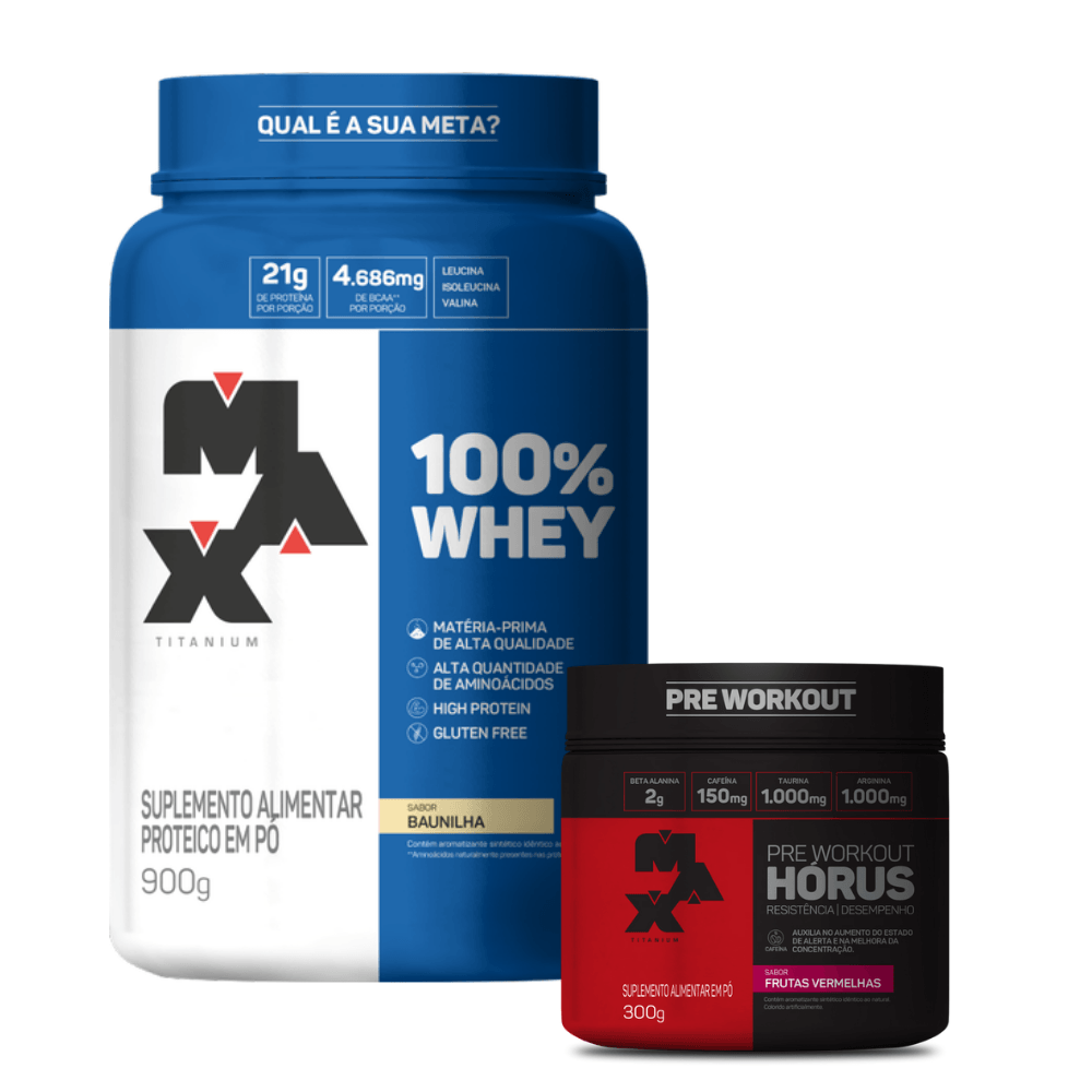 Kit Massa Muscular 2 - Max Titanium - Armazém Peruano - Alimentos e Bebidas  Peruanas