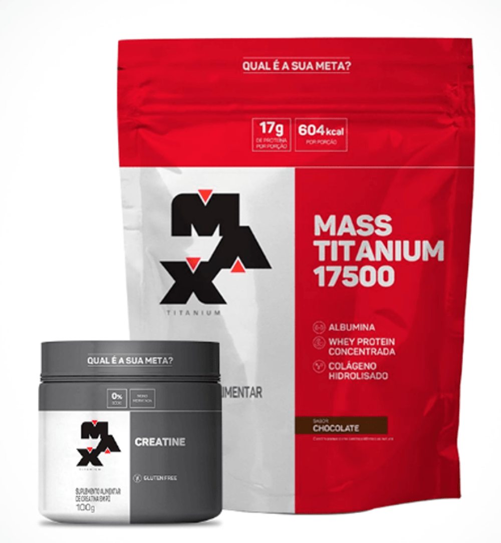 Kit Massa Muscular 2 - Max Titanium - Armazém Peruano - Alimentos e Bebidas  Peruanas