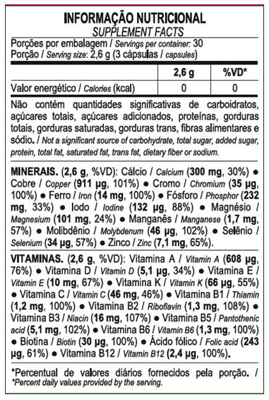 Multivitamínico Multimax 90 cápsulas - Max Titanium