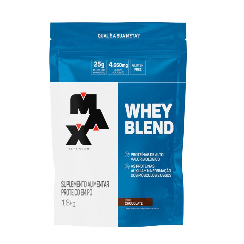 Whey Protein Blend Nova Fórmula 1,8KG Max Titanium