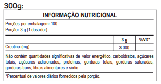 Tabela-creatina-300g
