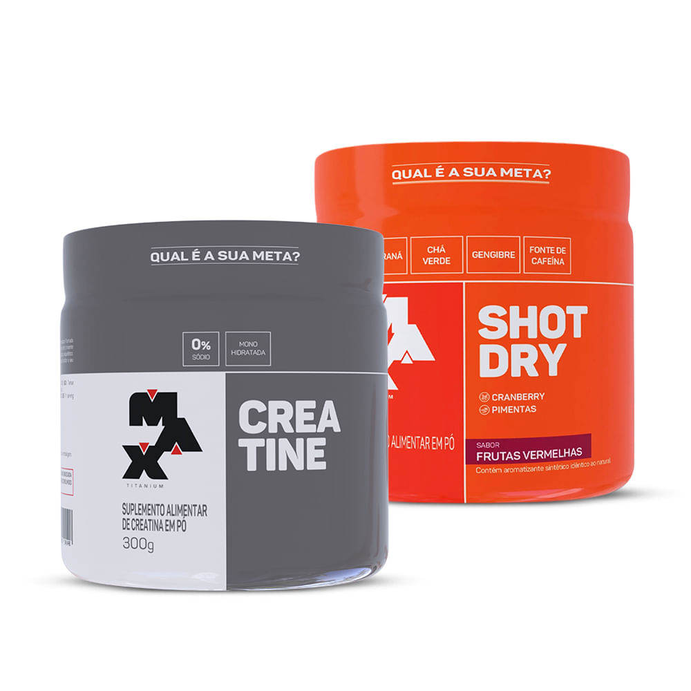 MAX-KIT-Creatina300-ShotDry-FRUTASVERMELHAS