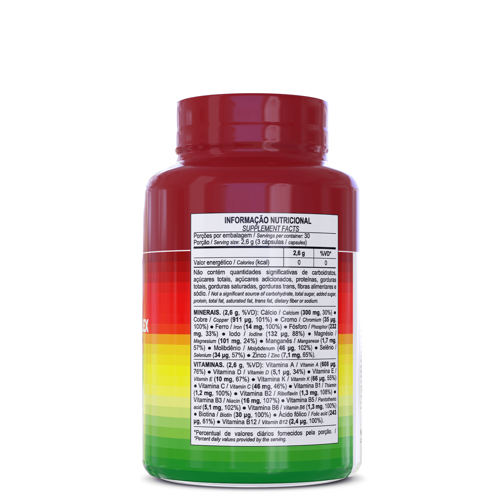 Multivitamínico Multimax Complex 90 Caps - Max Titanium