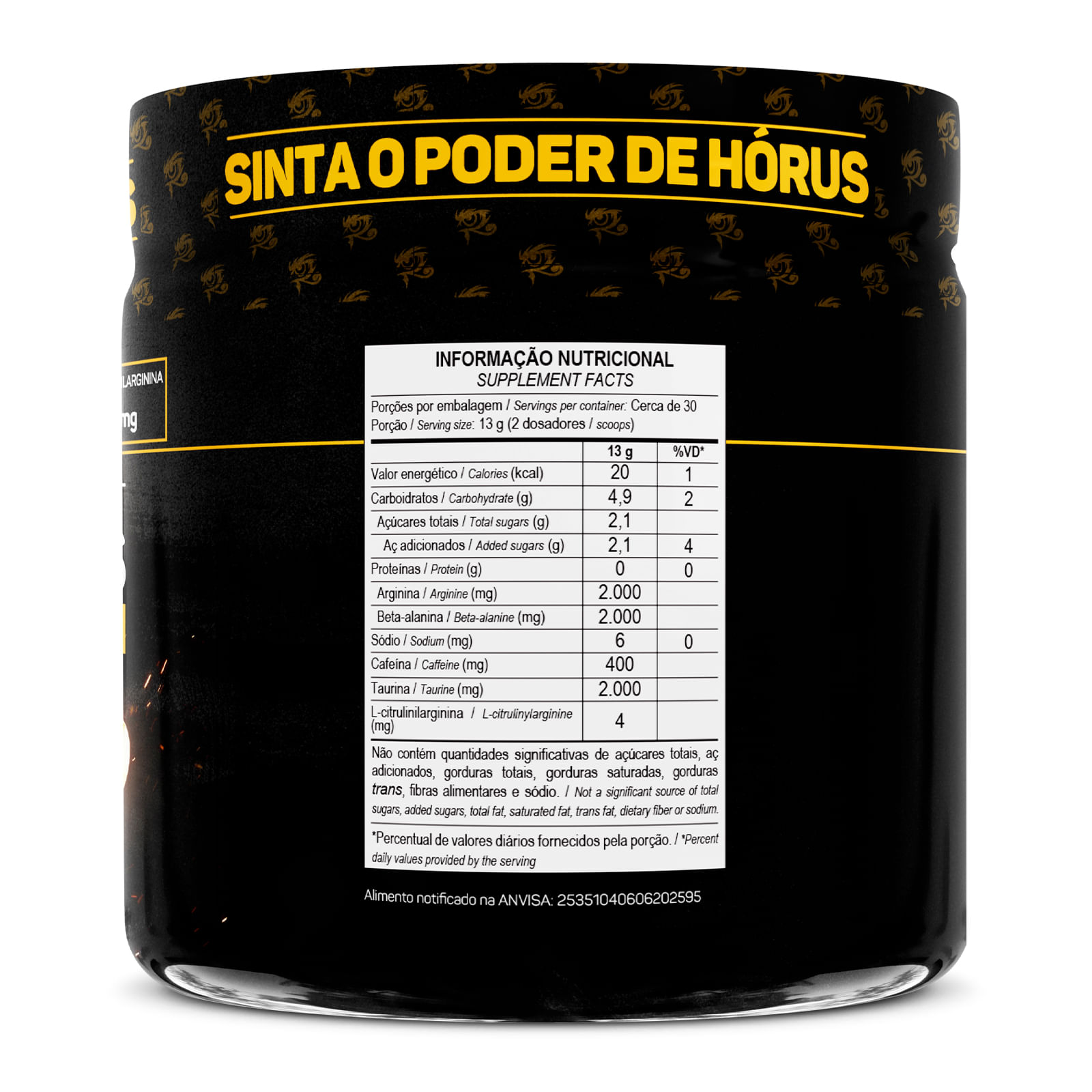 horus-elite-390g-pre-treino-400mg-cafeina-—-max-titanium-orange-nitro