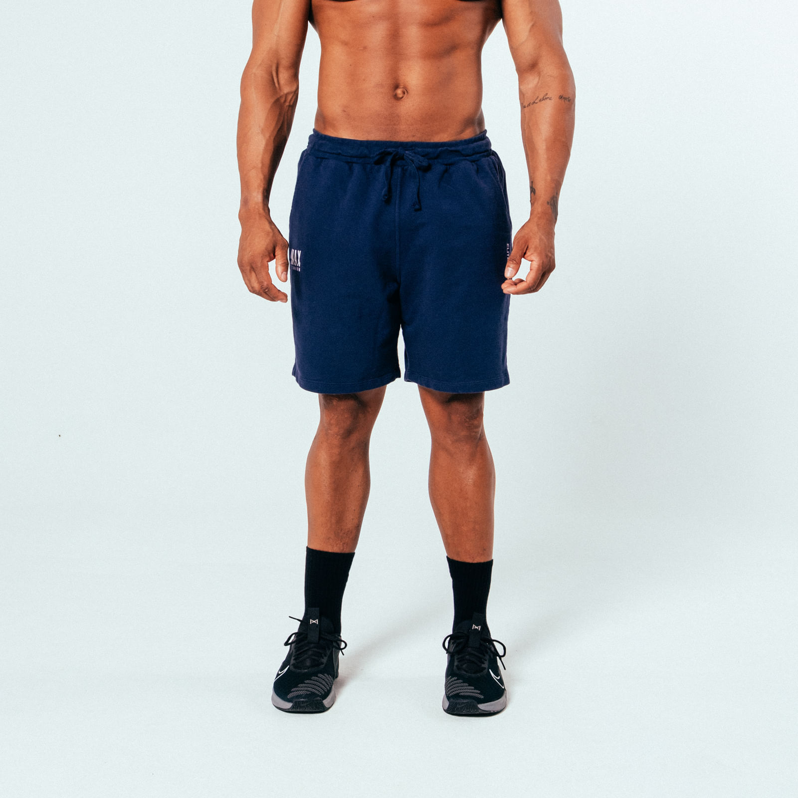 bermuda-masculina-de-moletom-premium---azul-marinho-tamanho-p---azul-marinho