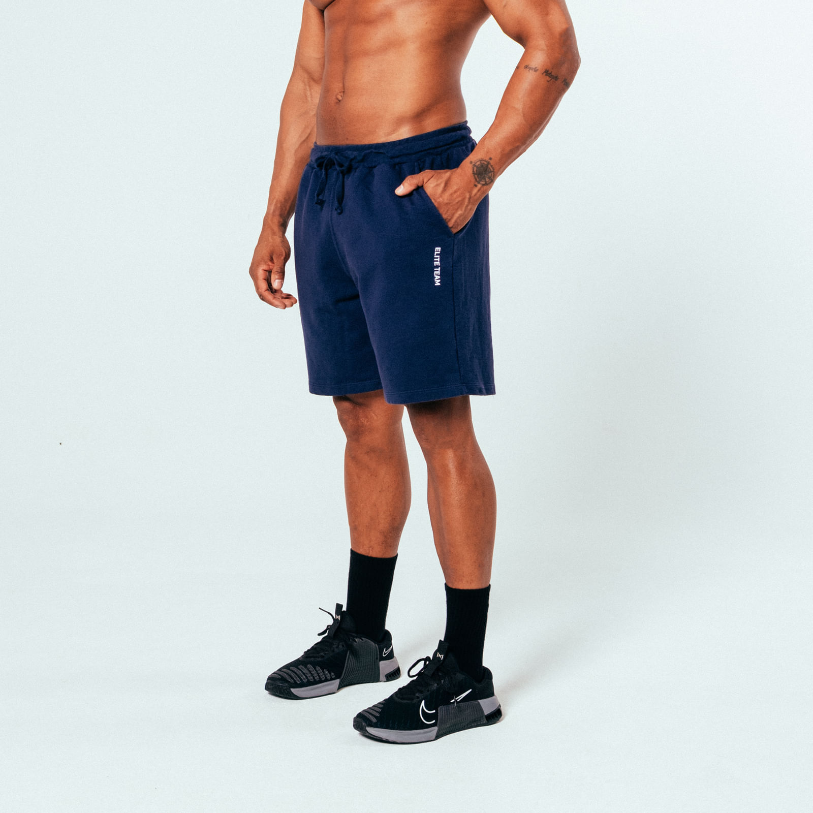 bermuda-masculina-de-moletom-premium---azul-marinho-tamanho-p---azul-marinho