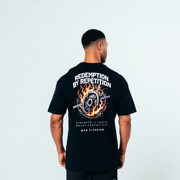 camiseta-masculina-oversized-redemption-tamanho-p---preta