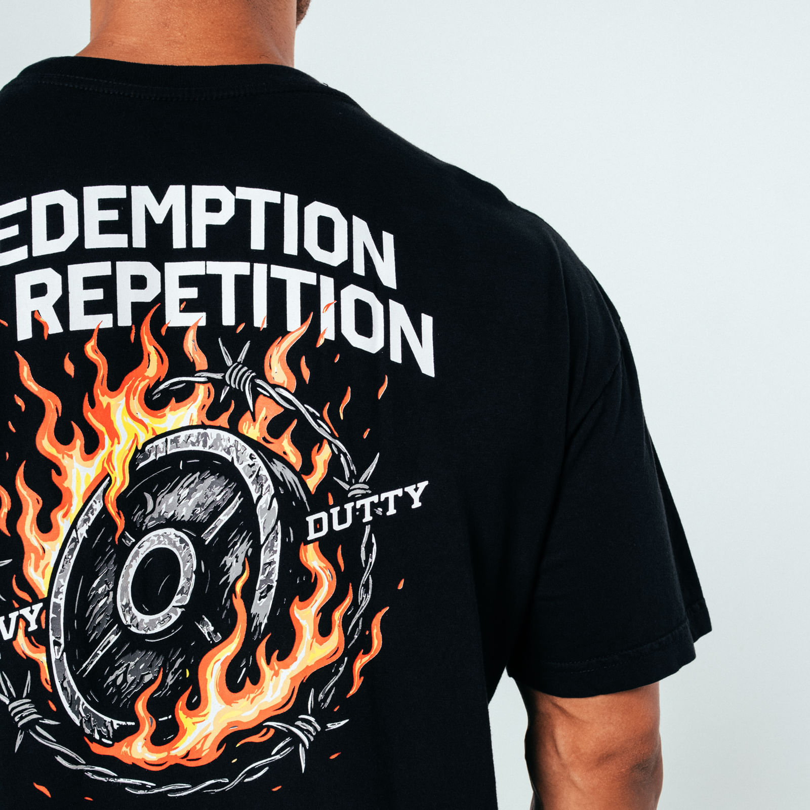 camiseta-masculina-oversized-redemption-tamanho-p---preta