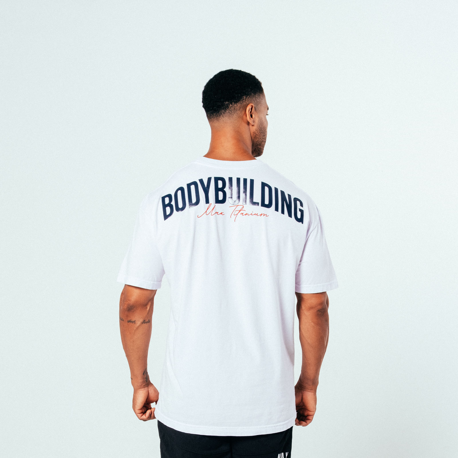 camiseta-masculina-oversized-bodybuilding---branca-tamanho-p---branca