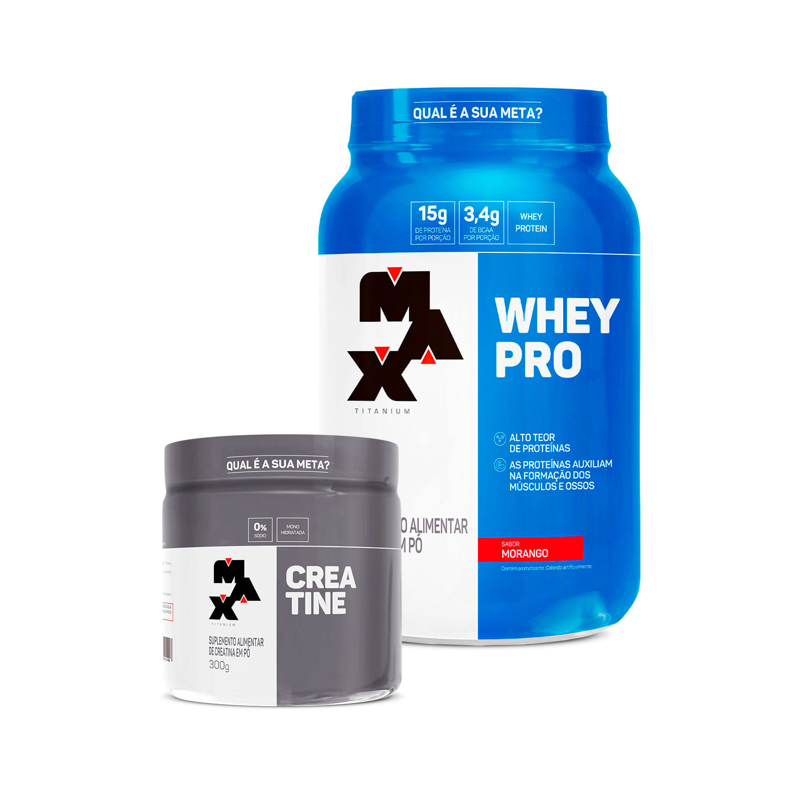 l-carnitina e creatina juntas Kit 300g + Whey Pro 1Kg Morango Watsons - Glupa Soap Frasco de:90 unidades Red Rex