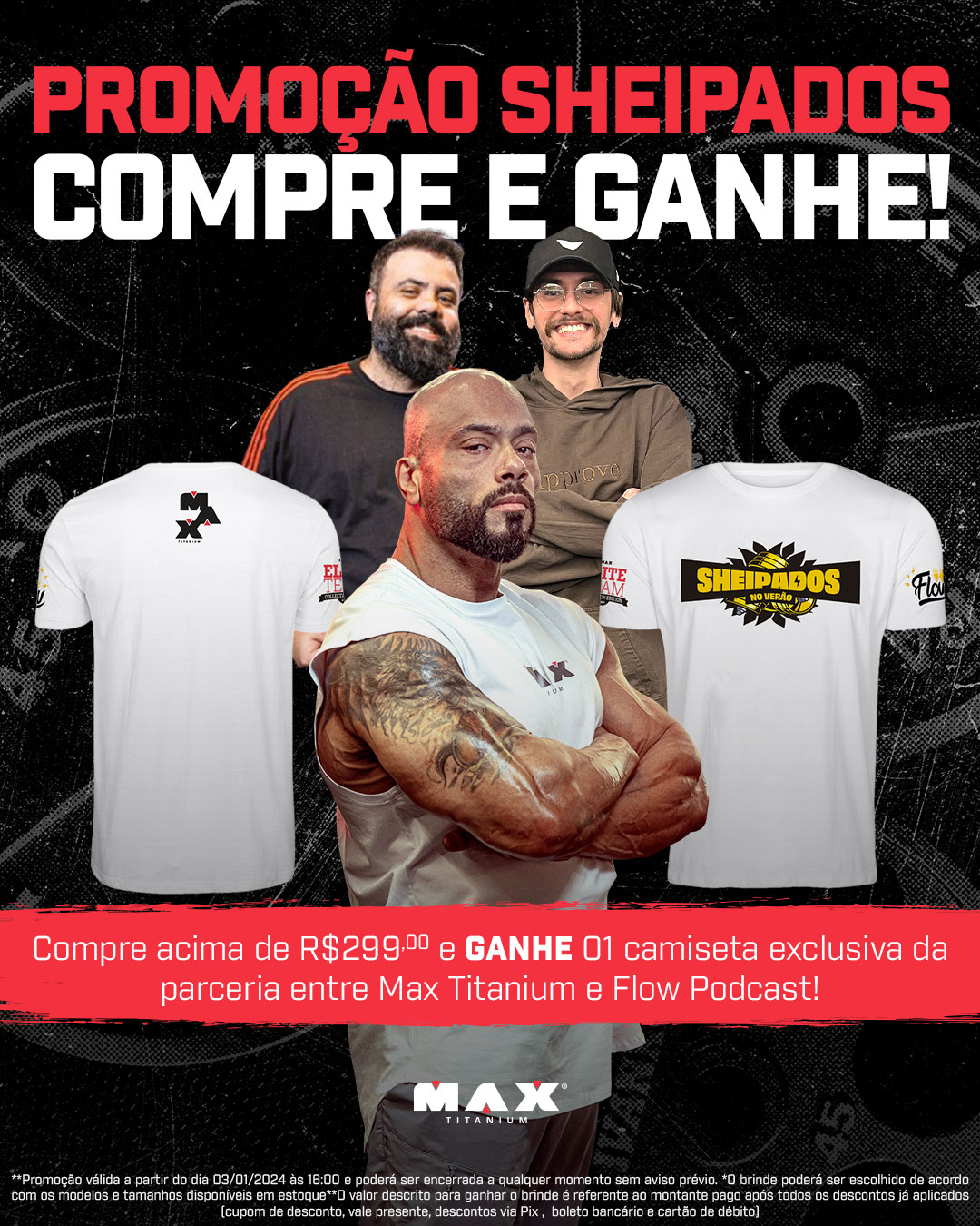 Camisa Camiseta de Treino Max Titanium Academia